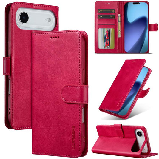 LC.IMEEKE Calf Texture Horizontal Flip Leather Case For iPhone 17 Air(Red) - iPhone 17 Air Cases by LC.IMEEKE | Online Shopping UK | buy2fix