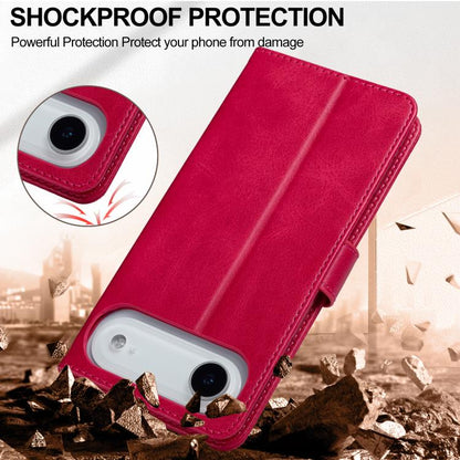 LC.IMEEKE Calf Texture Horizontal Flip Leather Case For iPhone 17 Air(Red) - iPhone 17 Air Cases by LC.IMEEKE | Online Shopping UK | buy2fix