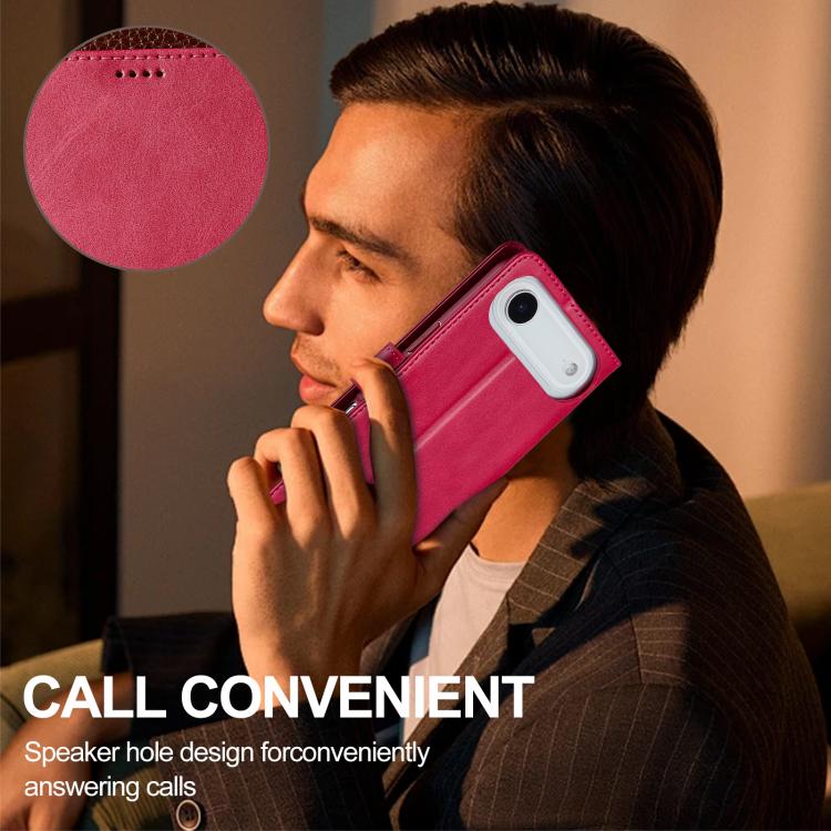 LC.IMEEKE Calf Texture Horizontal Flip Leather Case For iPhone 17 Air(Red) - iPhone 17 Air Cases by LC.IMEEKE | Online Shopping UK | buy2fix