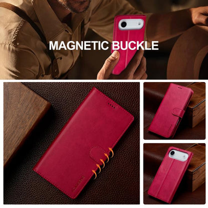 LC.IMEEKE Calf Texture Horizontal Flip Leather Case For iPhone 17 Air(Red) - iPhone 17 Air Cases by LC.IMEEKE | Online Shopping UK | buy2fix