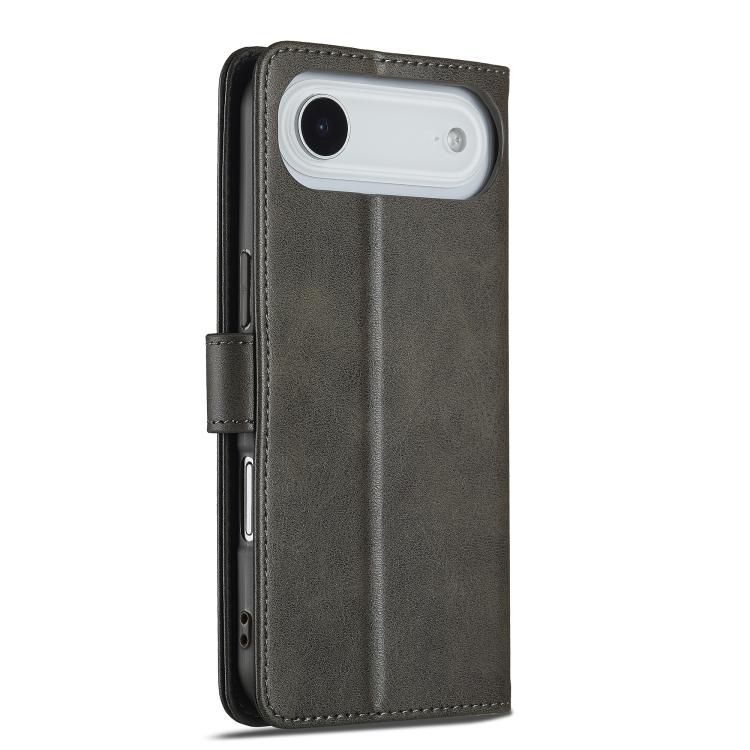 LC.IMEEKE Calf Texture Horizontal Flip Leather Case For iPhone Air(Grey) - iPhone Air Cases by LC.IMEEKE | Online Shopping UK | buy2fix
