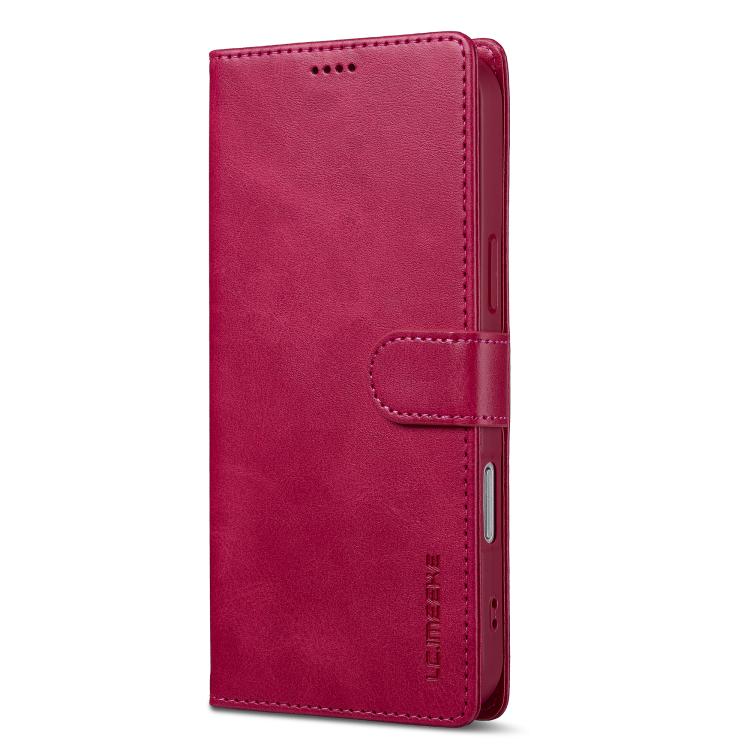 LC.IMEEKE Calf Texture Horizontal Flip Leather Case For iPhone 17 Pro(Red) - iPhone 17 Pro Cases by LC.IMEEKE | Online Shopping UK | buy2fix