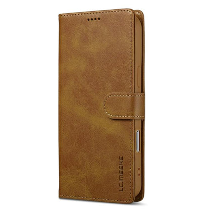 LC.IMEEKE Calf Texture Horizontal Flip Leather Case For iPhone 17 Pro(Yellow) - iPhone 17 Pro Cases by LC.IMEEKE | Online Shopping UK | buy2fix