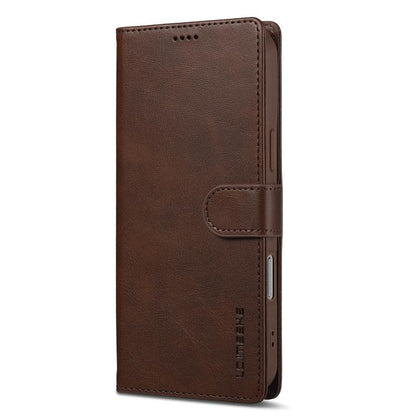 LC.IMEEKE Calf Texture Horizontal Flip Leather Case For iPhone 17 Pro Max(Brown) - iPhone 17 Pro Max Cases by LC.IMEEKE | Online Shopping UK | buy2fix