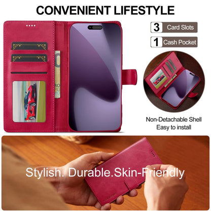 LC.IMEEKE Calf Texture Horizontal Flip Leather Case For iPhone 17 Pro Max(Red) - iPhone 17 Pro Max Cases by LC.IMEEKE | Online Shopping UK | buy2fix