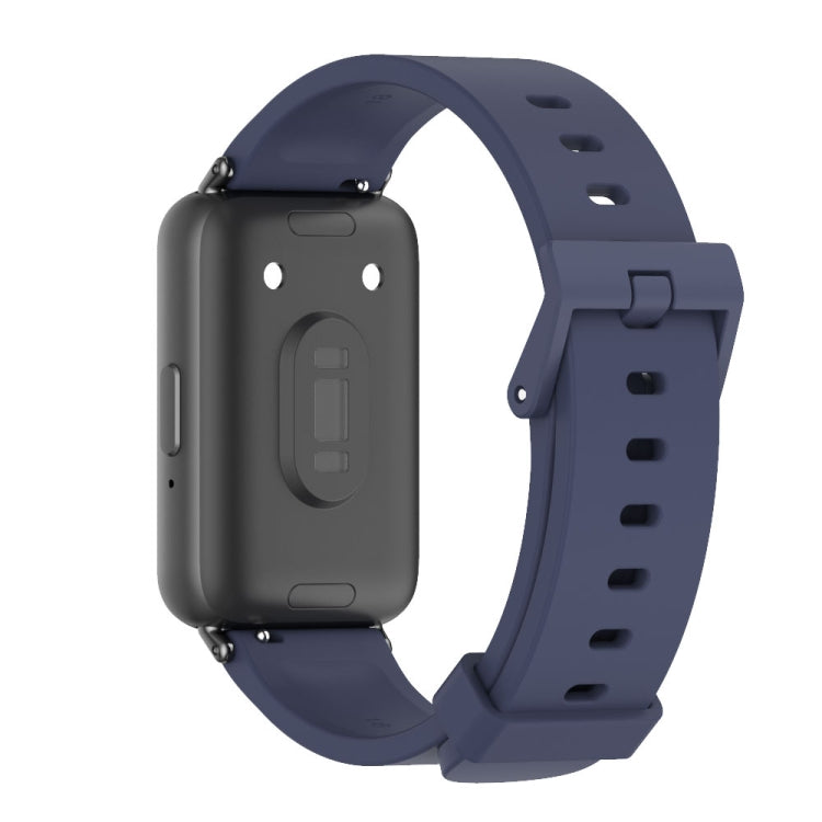 For Samsung Galaxy Fit 3 Mijobs Silicone Watch Band(Midnight Blue+Black) - Watch Bands by MIJOBS | Online Shopping UK | buy2fix