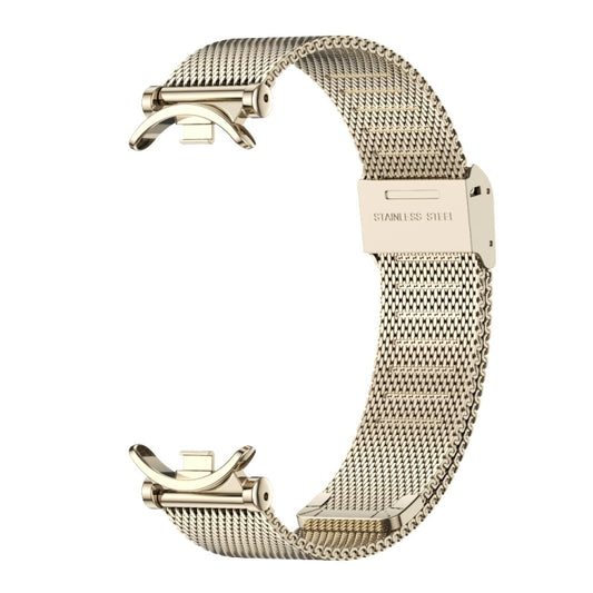 For Xiaomi Smart Band 10 / 9 / 8 Mijobs GT4 Milan Buckle Metal Watch Band(Light Gold) by MIJOBS
