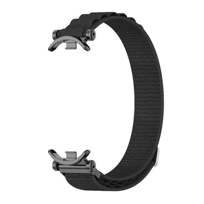 For Xiaomi Mi Band 8 / 9 / 9 NFC Mijobs GT4 Nylon Breathable Watch Band(Black) - Watch Bands by MIJOBS | Online Shopping UK | buy2fix