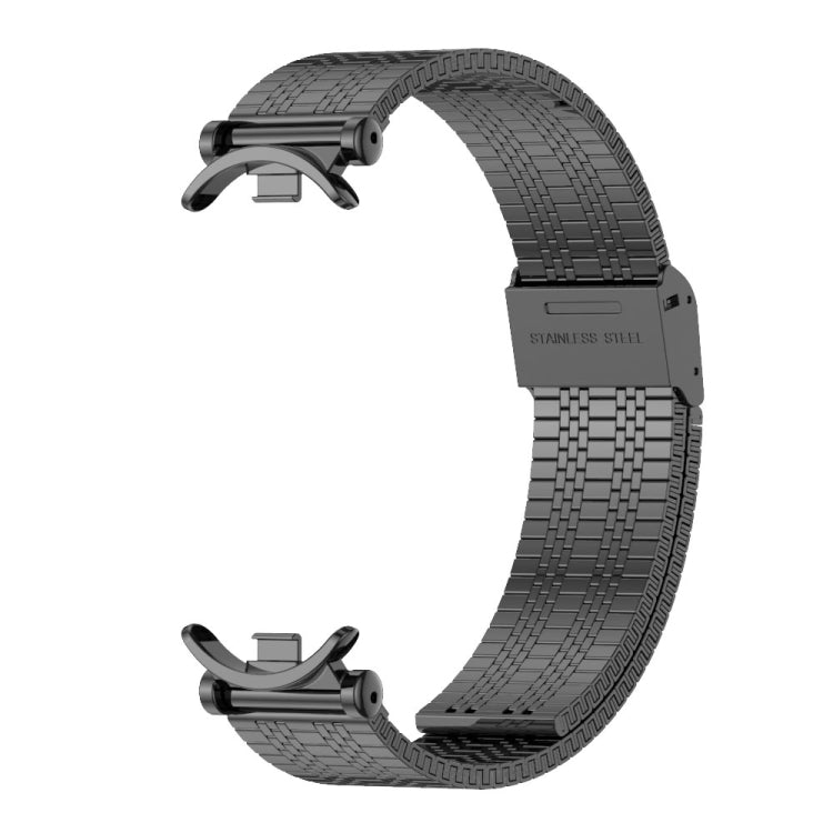 For Xiaomi Mi Band 8 Mijobs GT4 Metal Watch Band(Black) - Watch Bands by MIJOBS | Online Shopping UK | buy2fix