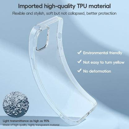 For iPhone 15 Plus ZGA Clear TPU Shockproof Phone Case(Transparent) - iPhone 15 Plus Cases by ZGA | Online Shopping UK | buy2fix