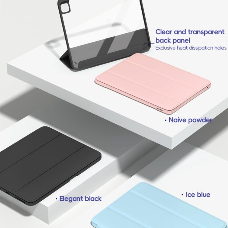 For iPad Air 10.9 2022 / 2020 ZGA Tri-Fold Voltage Smart Leather Tablet Case(Ice Blue) by ZGA