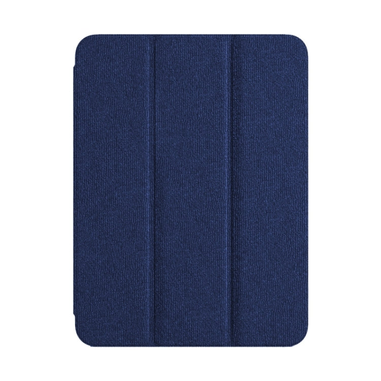 For iPad Pro 11 2022 / 2021 / 2020 ZGA Tri-Fold Voltage Smart Leather Tablet Case(Blue) by ZGA