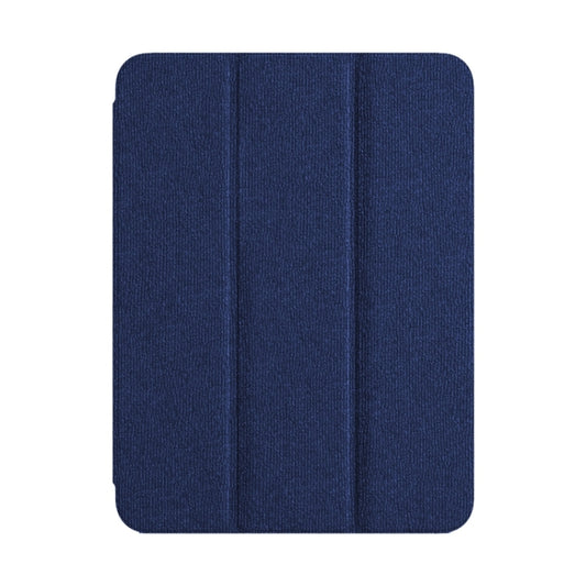 For iPad Pro 11 2022 / 2021 / 2020 ZGA Tri-Fold Voltage Smart Leather Tablet Case(Blue) by ZGA