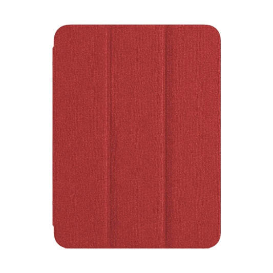 For iPad 10.2 2021/2020/2019 ZGA Tri-Fold Voltage Smart Leather Tablet Case(Red) by ZGA