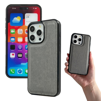 For iPhone 15 Plus Multifunctional 7-Cards Wallet Leather Phone Case(Grey) - iPhone 15 Plus Cases by buy2fix | Online Shopping UK | buy2fix