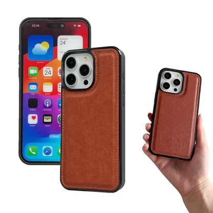 For iPhone 12 Pro Max Multifunctional 7-Cards Wallet Leather Phone Case(Brown) - iPhone 12 Pro Max Cases by buy2fix | Online Shopping UK | buy2fix