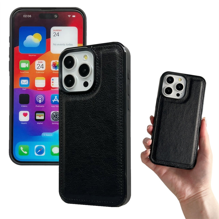 For iPhone 12 / 12 Pro Multifunctional 7-Cards Wallet Leather Phone Case(Black) - iPhone 12 / 12 Pro Cases by buy2fix | Online Shopping UK | buy2fix