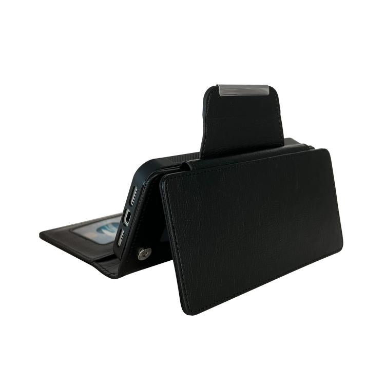 For iPhone Air Multifunctional 7-Cards Wallet Leather Phone Case(Black) - iPhone Air Cases by buy2fix | Online Shopping UK | buy2fix