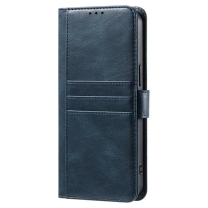 For iPhone 16e Simple 6-Card Wallet Leather Phone Case(Navy Blue) - iPhone 16e Cases by buy2fix | Online Shopping UK | buy2fix