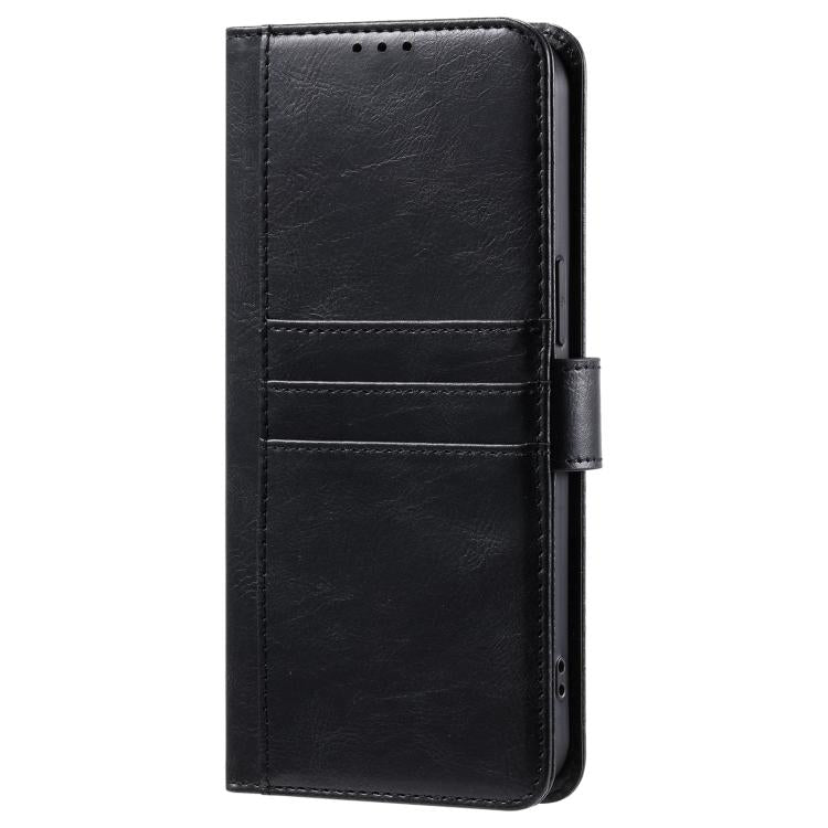 For iPhone 16e Simple 6-Card Wallet Leather Phone Case(Black) - iPhone 16e Cases by buy2fix | Online Shopping UK | buy2fix