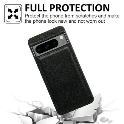 For Google Pixel 9 Pro XL Cowhide Texture Back Cover Phone Case(Black) - Google Cases by buy2fix | Online Shopping UK | buy2fix