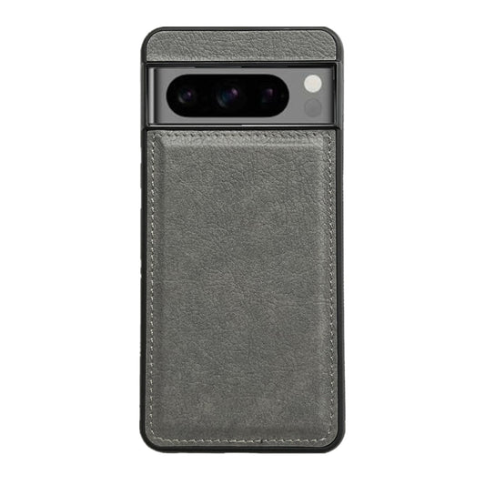 For Google Pixel 9 / Pixel 9 Pro Cowhide Texture Back Cover Phone Case(Grey) by buy2fix