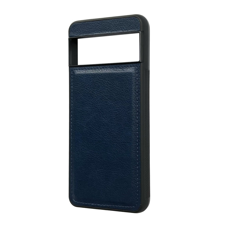 For Google Pixel 9 / Pixel 9 Pro Cowhide Texture Back Cover Phone Case(Royal Blue) - Google Cases by buy2fix | Online Shopping UK | buy2fix