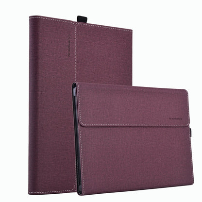 For Microsoft Surface Pro 10 Cloth Texture PC Tablet Protective Case(Wine Red) - Others by buy2fix | Online Shopping UK | buy2fix