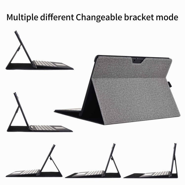For Microsoft Surface Pro 10 Cloth Texture PC Tablet Protective Case(Light Grey) - Others by buy2fix | Online Shopping UK | buy2fix