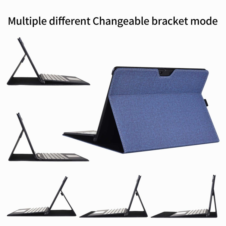 For Microsoft Surface Pro 10 Cloth Texture PC Tablet Protective Case(Dark Blue) - Others by buy2fix | Online Shopping UK | buy2fix