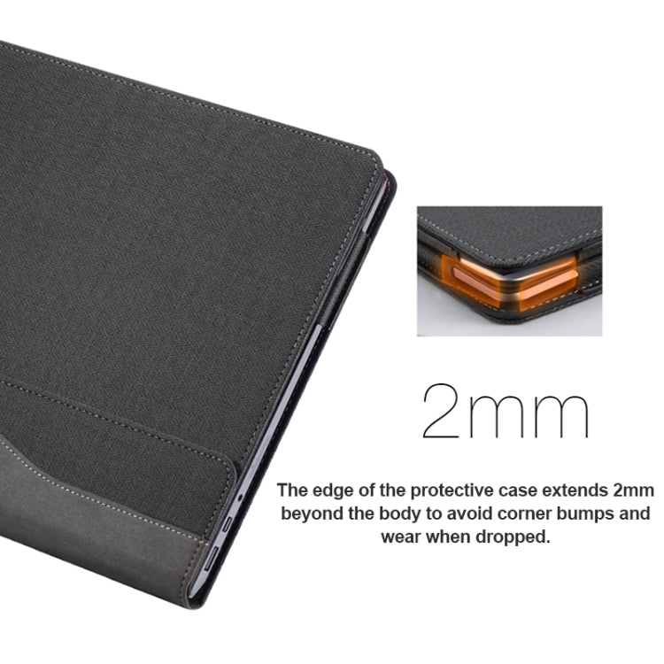 For Microsoft Surface Laptop 6 13.5 inch Laptop PU Leather Protective Case(Deep Blue) - Others by buy2fix | Online Shopping UK | buy2fix