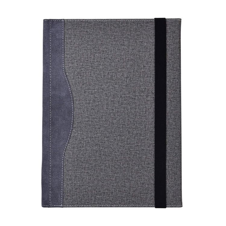 For Microsoft Surface Laptop 6 15 inch Cloth Texture Laptop Leather Protective Case(Space Ash) - Others by buy2fix | Online Shopping UK | buy2fix