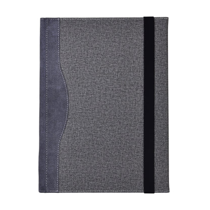 For Microsoft Surface Laptop 6 15 inch Cloth Texture Laptop Leather Protective Case(Space Ash) - Others by buy2fix | Online Shopping UK | buy2fix