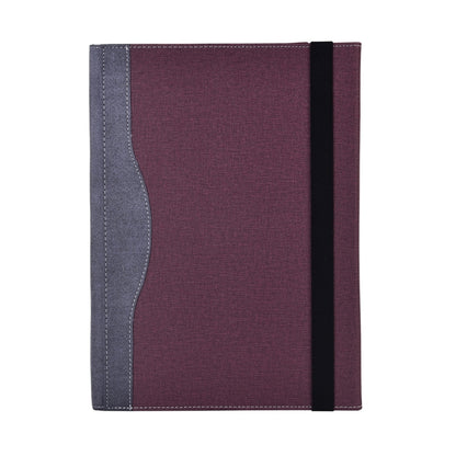 For Lenovo ThinkPad X1 Yoga Gen 4 Cloth Texture Laptop Leather Protective Case(Wine Red) - Other by buy2fix | Online Shopping UK | buy2fix