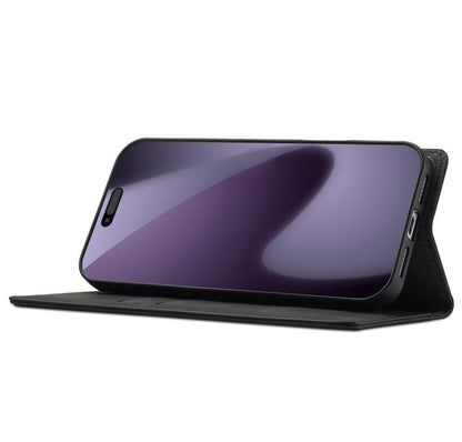 For iPhone 17 Pro Max LC.IMEEKE Strong Magnetism Microfiber Leather Phone Case(Black) - iPhone 17 Pro Max Cases by LC.IMEEKE | Online Shopping UK | buy2fix