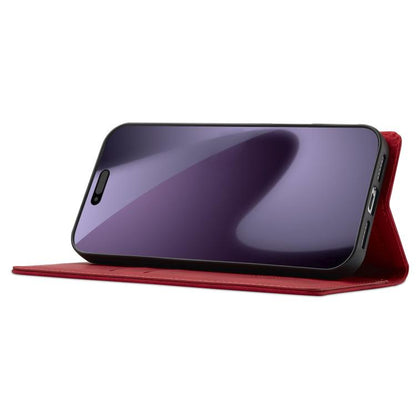 For iPhone 17 Pro Max LC.IMEEKE Strong Magnetism Microfiber Leather Phone Case(Red) - iPhone 17 Pro Max Cases by LC.IMEEKE | Online Shopping UK | buy2fix