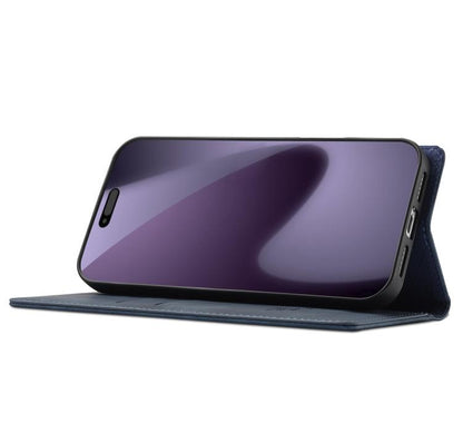 For iPhone 17 Pro Max LC.IMEEKE Strong Magnetism Microfiber Leather Phone Case(Blue) - iPhone 17 Pro Max Cases by LC.IMEEKE | Online Shopping UK | buy2fix