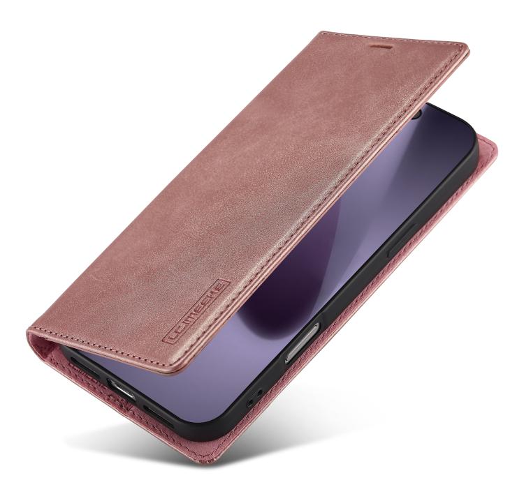 For iPhone 17 Pro Max LC.IMEEKE Strong Magnetism Microfiber Leather Phone Case(Rose Gold) - iPhone 17 Pro Max Cases by LC.IMEEKE | Online Shopping UK | buy2fix