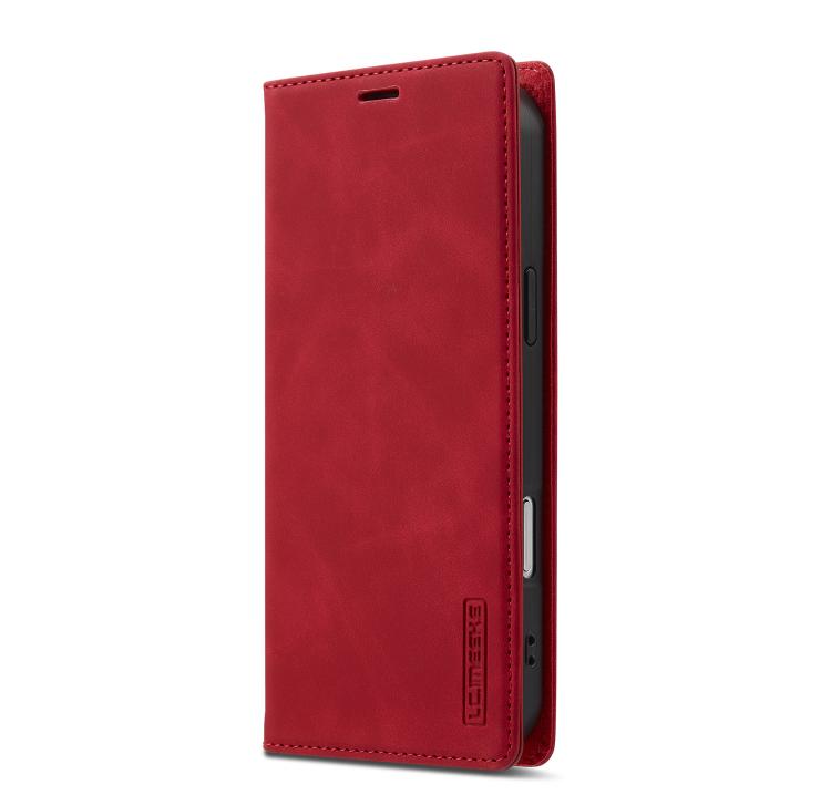 For iPhone 17 Pro LC.IMEEKE Strong Magnetism Microfiber Leather Phone Case(Red) - iPhone 17 Pro Cases by LC.IMEEKE | Online Shopping UK | buy2fix