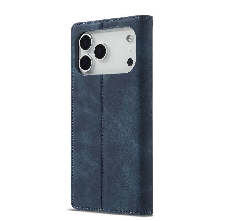 For iPhone 17 Pro LC.IMEEKE Strong Magnetism Microfiber Leather Phone Case(Blue) - iPhone 17 Pro Cases by LC.IMEEKE | Online Shopping UK | buy2fix