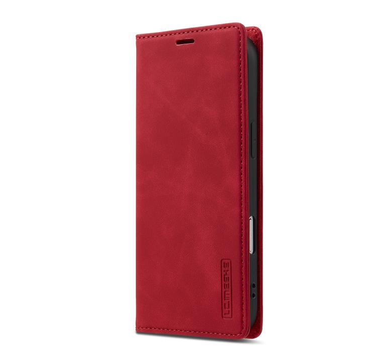 For iPhone 17 Air LC.IMEEKE Strong Magnetism Microfiber Leather Phone Case(Red) - iPhone 17 Air Cases by LC.IMEEKE | Online Shopping UK | buy2fix