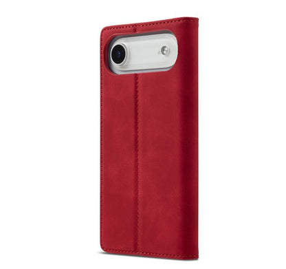 For iPhone 17 Air LC.IMEEKE Strong Magnetism Microfiber Leather Phone Case(Red) - iPhone 17 Air Cases by LC.IMEEKE | Online Shopping UK | buy2fix