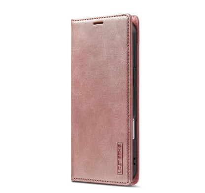 For iPhone Air LC.IMEEKE Strong Magnetism Microfiber Leather Phone Case(Rose Gold) - iPhone Air Cases by LC.IMEEKE | Online Shopping UK | buy2fix