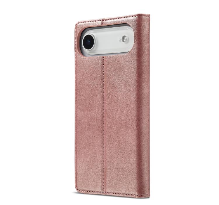 For iPhone Air LC.IMEEKE Strong Magnetism Microfiber Leather Phone Case(Rose Gold) - iPhone Air Cases by LC.IMEEKE | Online Shopping UK | buy2fix