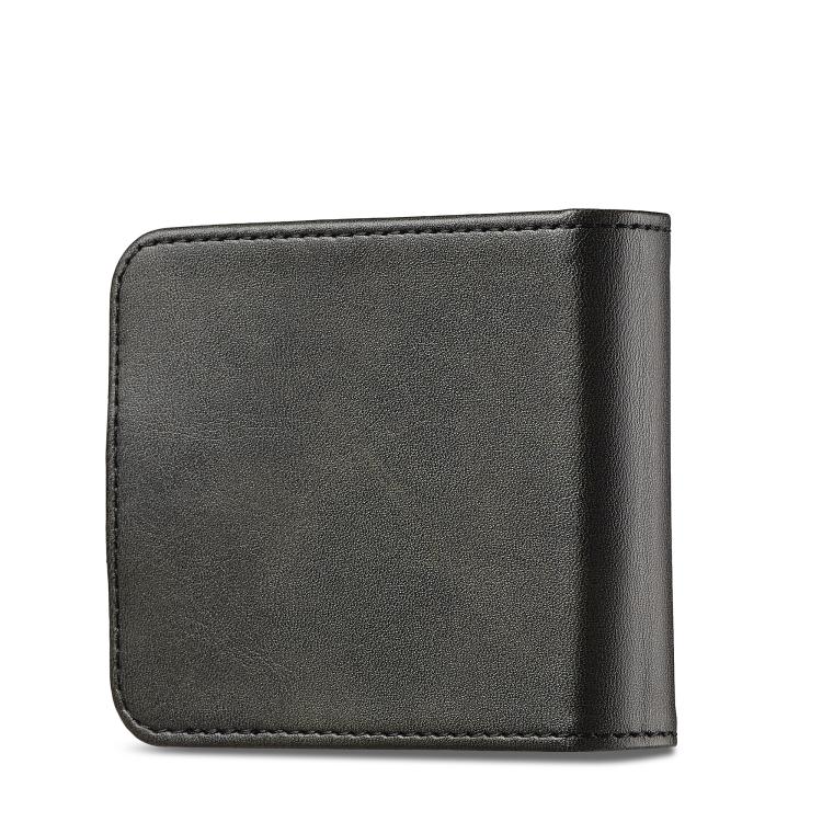 For Samsung Galaxy Z Flip7 5G LC.IMEEKE Calf Texture Leather Phone Case(Black) - Galaxy Z Flip7 5G Cases by LC.IMEEKE | Online Shopping UK | buy2fix