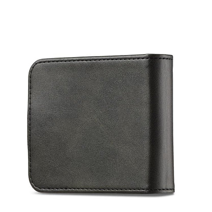 For Samsung Galaxy Z Flip7 5G LC.IMEEKE Calf Texture Leather Phone Case(Black) - Galaxy Z Flip7 5G Cases by LC.IMEEKE | Online Shopping UK | buy2fix