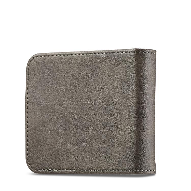 For Samsung Galaxy Z Flip7 5G LC.IMEEKE Calf Texture Leather Phone Case(Grey) - Galaxy Z Flip7 5G Cases by LC.IMEEKE | Online Shopping UK | buy2fix