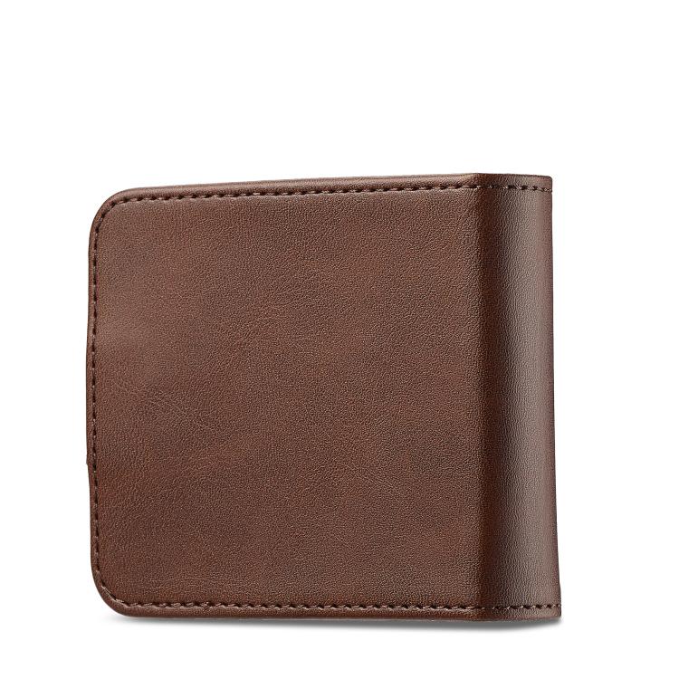 For Samsung Galaxy Z Flip7 5G LC.IMEEKE Calf Texture Leather Phone Case(Coffee) - Galaxy Z Flip7 5G Cases by LC.IMEEKE | Online Shopping UK | buy2fix