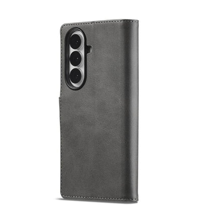For Samsung Galaxy Z Fold7 5G LC.IMEEKE Calf Texture Leather Phone Case(Grey) - Galaxy Z Fold7 5G Cases by LC.IMEEKE | Online Shopping UK | buy2fix