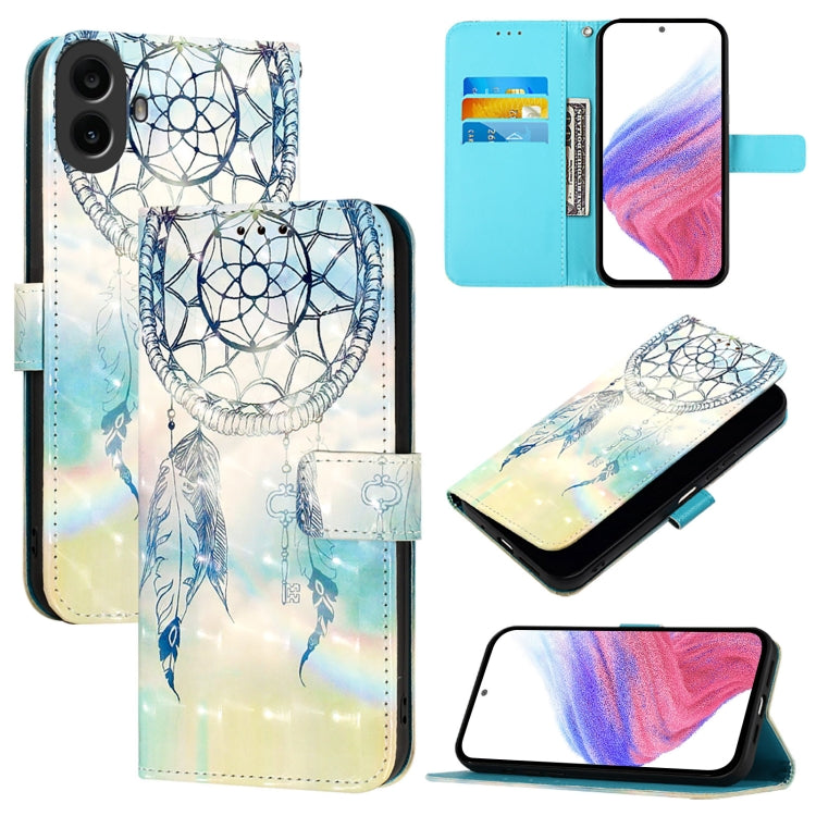 For Nothing CMF Phone 1 3D Painting Horizontal Flip Leather Phone Case(Dream Wind Chimes) - Nothing Cases by buy2fix | Online Shopping UK | buy2fix